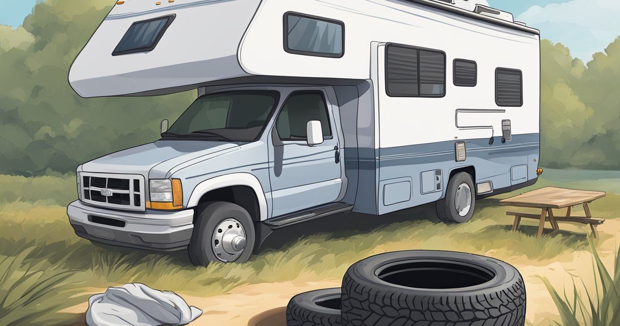 Can RV Levelers Help Change A Tire?