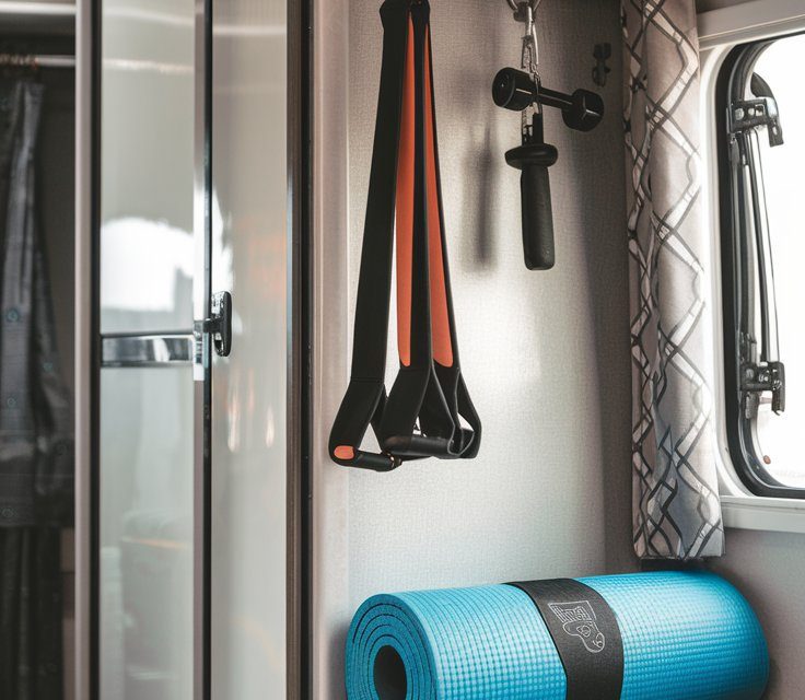 24 RV Gym Set Ups That Will Actually Make You Work Out