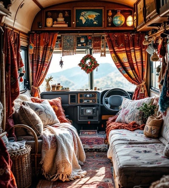 24 Boho Chic Rv Decorating Ideas For A Free-Spirited Vibe