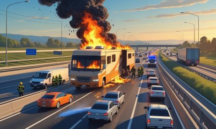 Shocking RV Fire on Highway: How One Group Lost Everything—And What You Can Learn