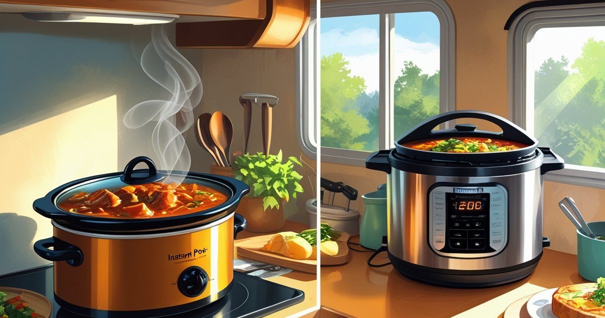 Slow Cooker vs Instant Pot For Your RV? Find Out Which One’s Best for Life on the Road