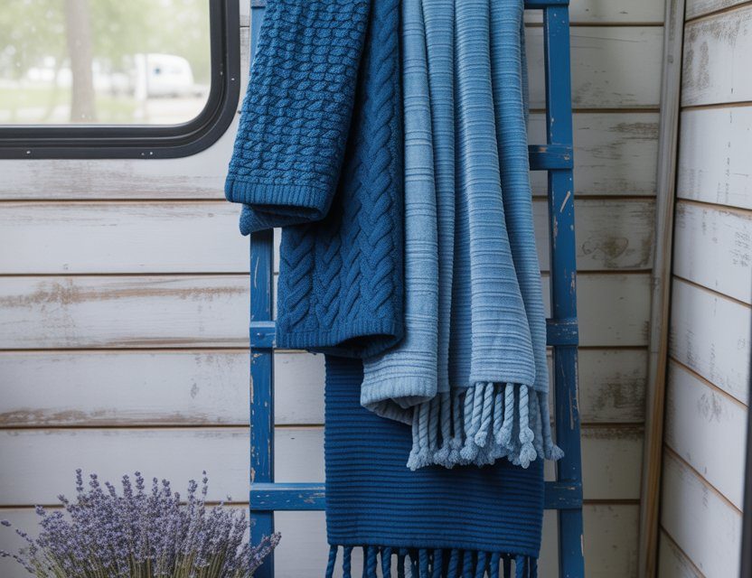 35 Blue RV Decorating Ideas for a Calm and Cool Interior