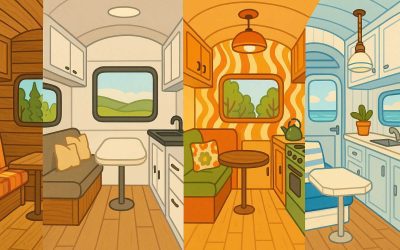 The Great RV Decor Showdown: When Modern Beats Rustic (But Just Barely!)