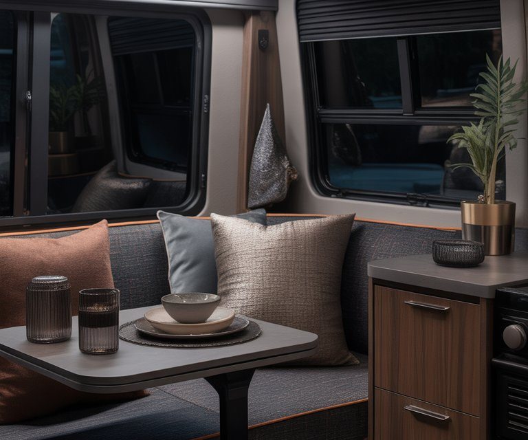 21 Dark Interior RV Decorating Ideas for a Sophisticated Feel