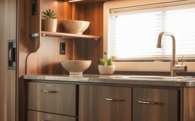 32 Dark Wood RV Decorating Ideas for an Elegant Look