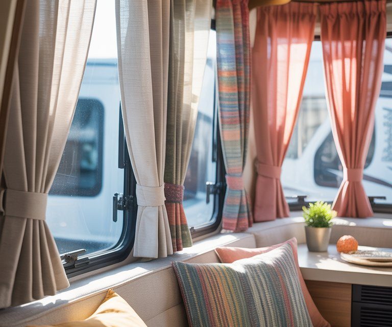 23 Stylish RV Decorating Ideas for Curtains