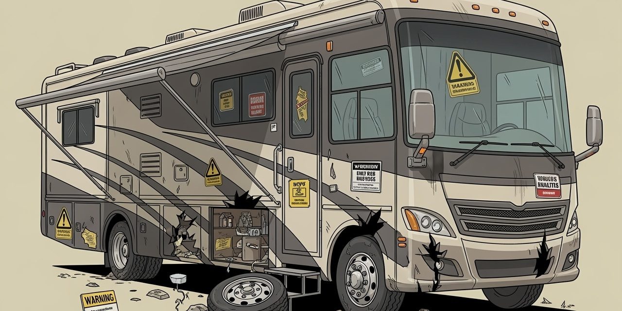 7 Shocking Defects That Turned This $247,000 “Premium” RV Into a Lawn Ornament