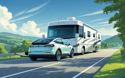 Can Electric Cars Be Towed Behind RV? Essential Facts & Safe Methods
