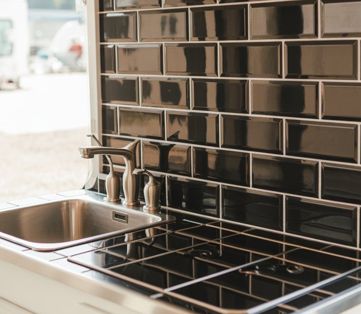 35 Black & White RV Kitchen Remodel Ideas for a Modern Look