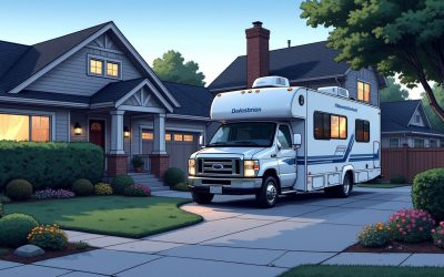 Can I park an rv in my driveway?