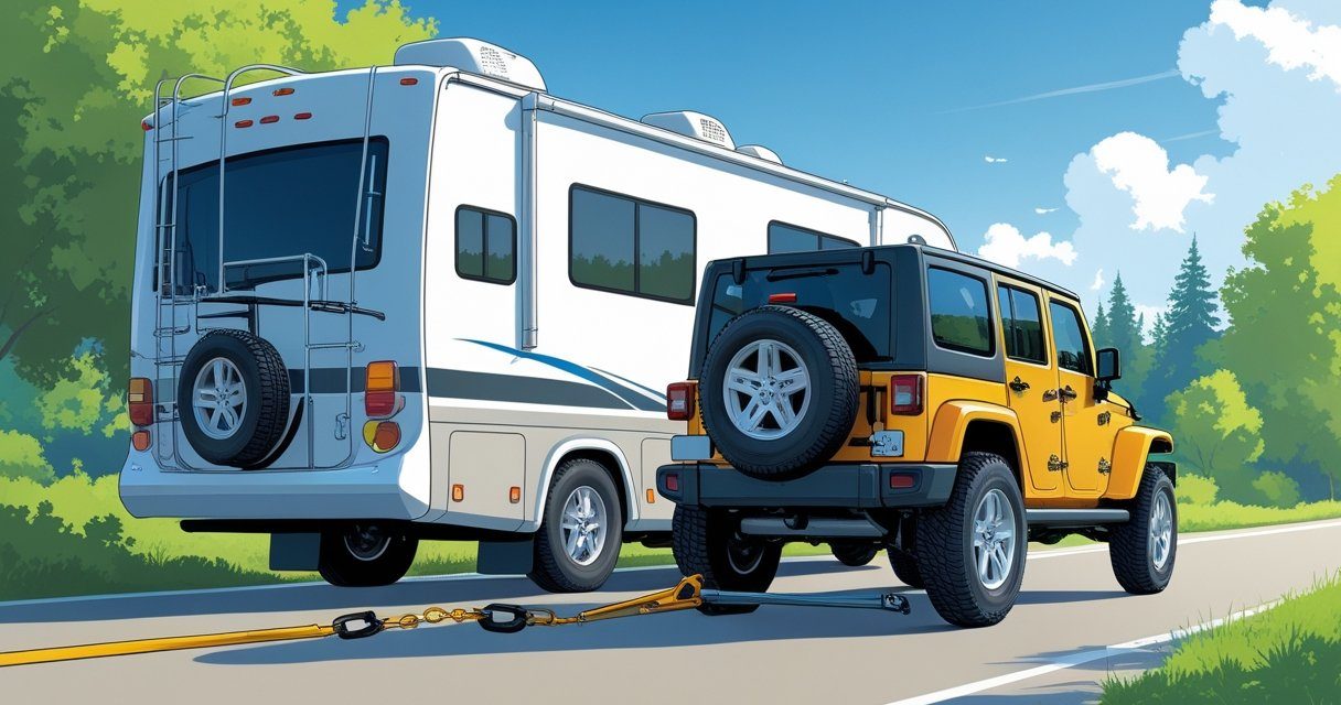 Can I Tow a Jeep Behind My RV? Complete Towing Guide & Tips