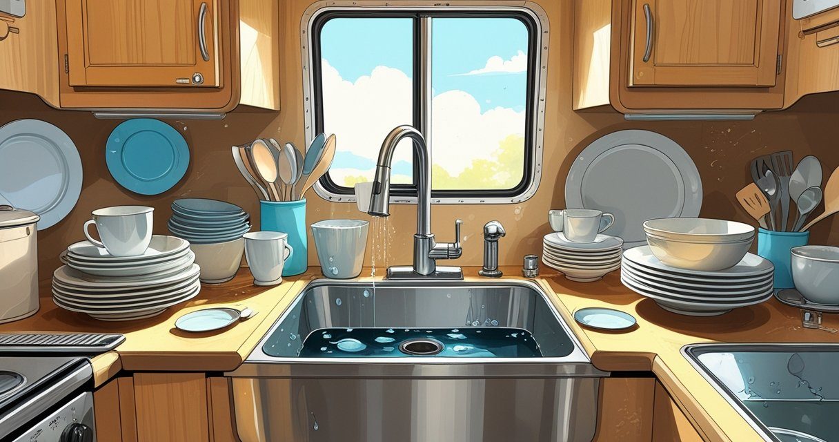 How Do RVers Handle Dishwashing? (Poll Results!)