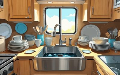 How Do RVers Handle Dishwashing? (Poll Results!)