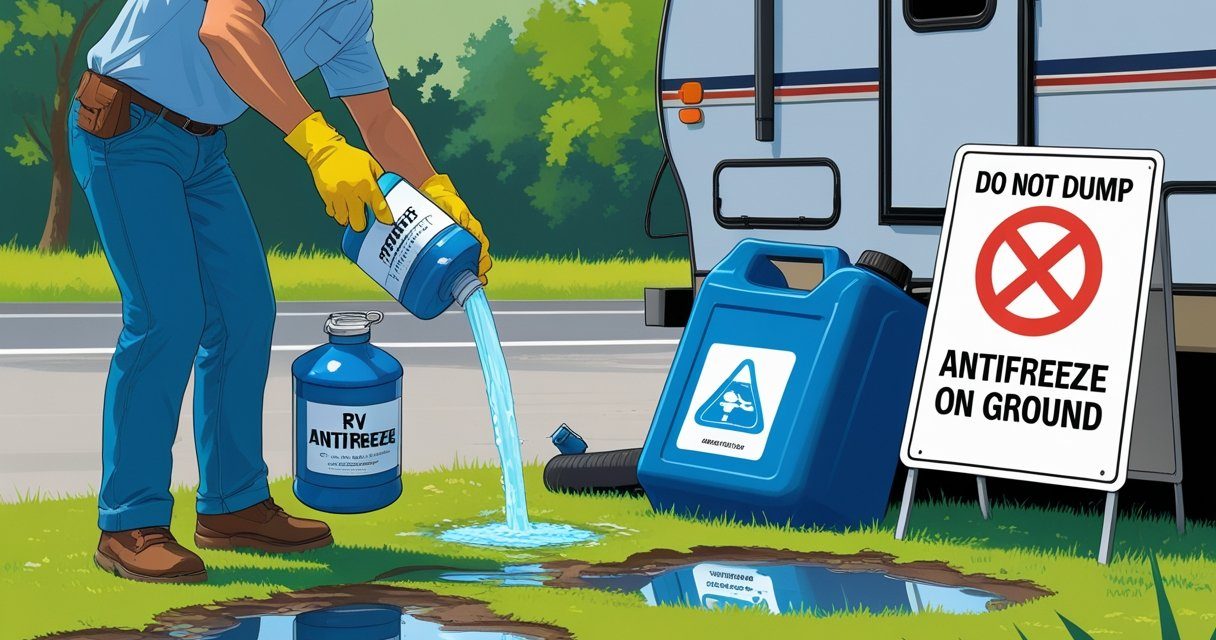 Can RV Antifreeze Be Dumped on the Ground? Safe Disposal Guide