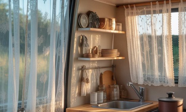 29 Secrets to Creating a Shabby Chic Camper Kitchenette