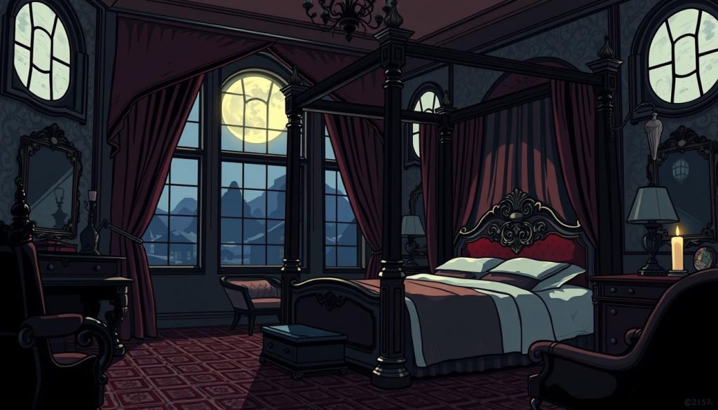 The Stanley Hotel room