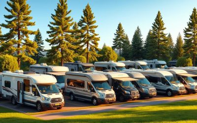 can vans stay at rv parks?