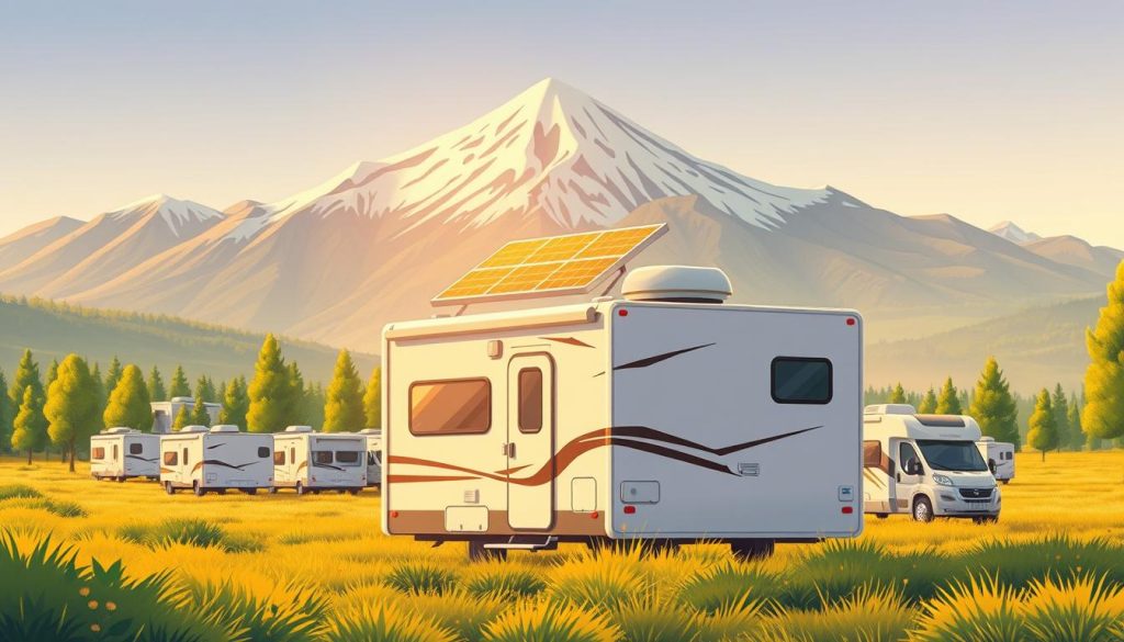eco-friendly RVs with solar panels