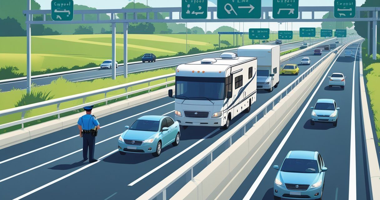 Can RV Drive in Carpool Lane? Rules, Exceptions, and Best Practices