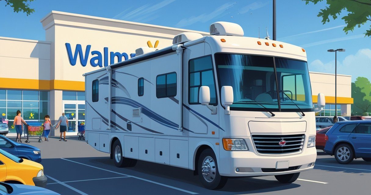 7 Things You Need to Know Before Parking Your RV at Walmart Overnight (Spoiler: It’s Not Always Easy!)