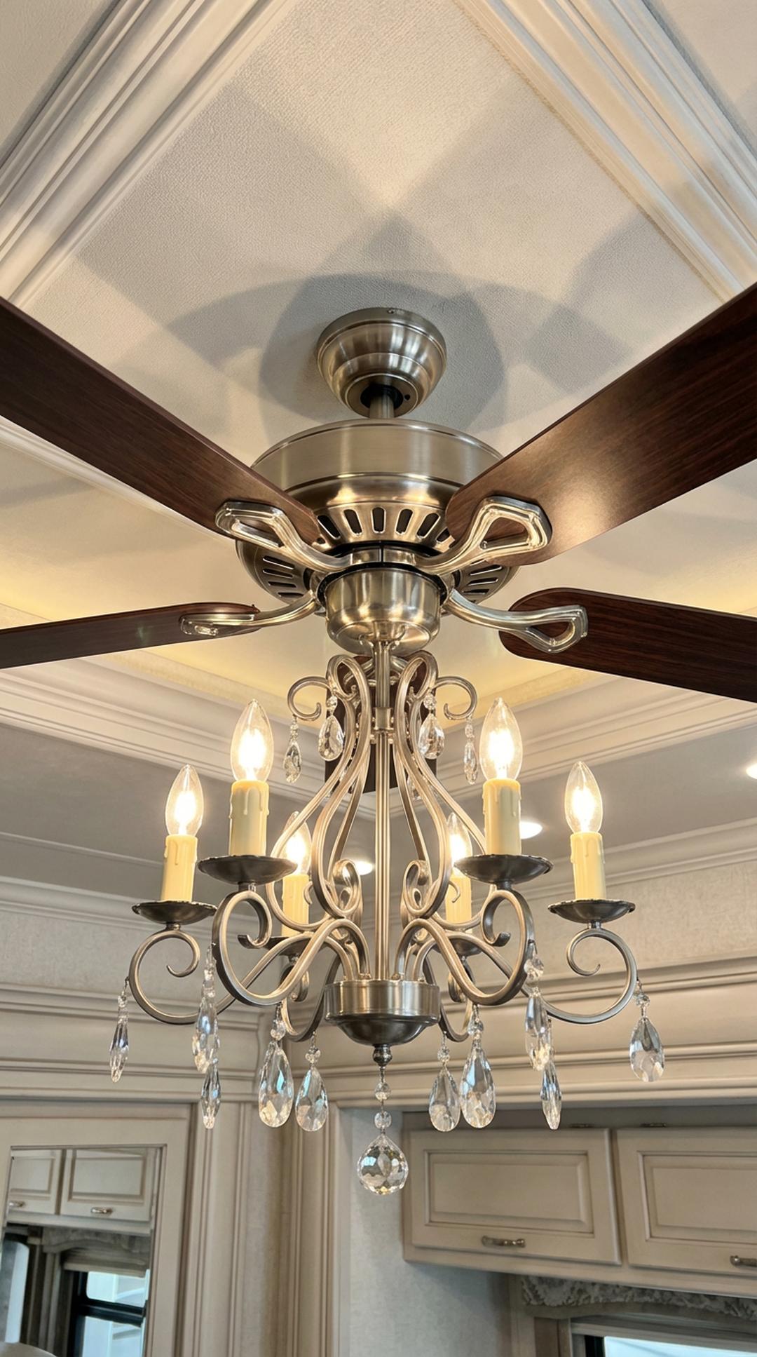Chandelier-Style Ceiling Fans