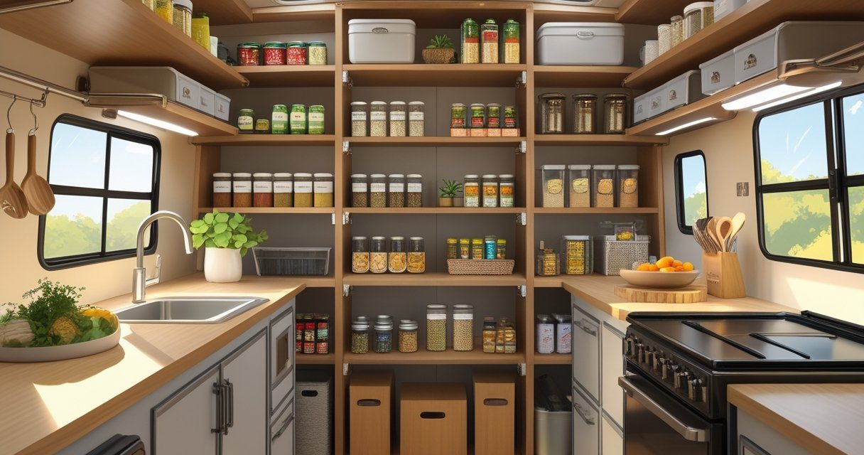 7 Genius Ways to Organize Your RV Pantry