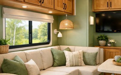 10 Green Color Schemes for Your RV Interior