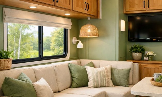 10 Green Color Schemes for Your RV Interior