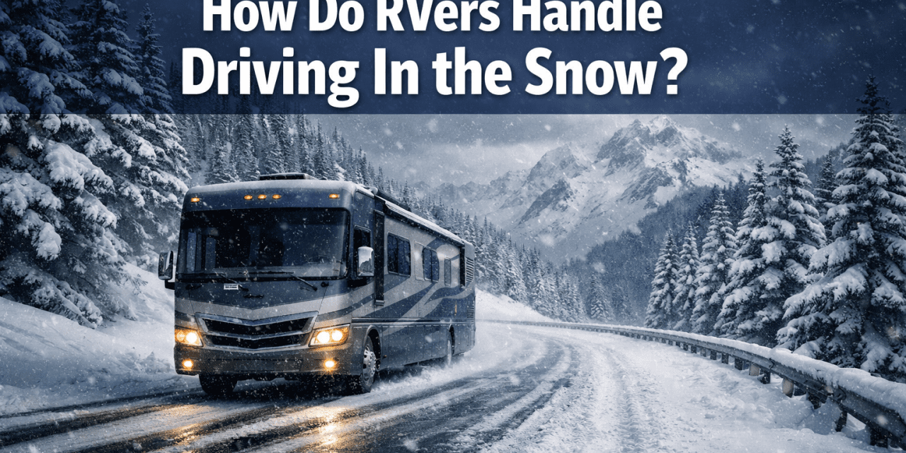 How Do RVers Handle Driving In the Snow? (Survey Reveals)
