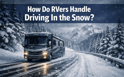 How Do RVers Handle Driving In the Snow? (Survey Reveals)