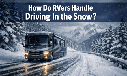 How Do RVers Handle Driving In the Snow? (Survey Reveals)