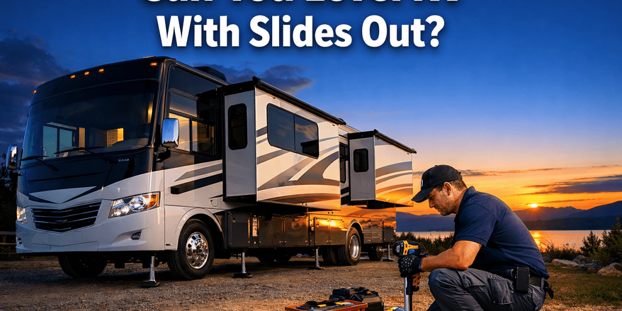 Can You Level RV With Slides Out?