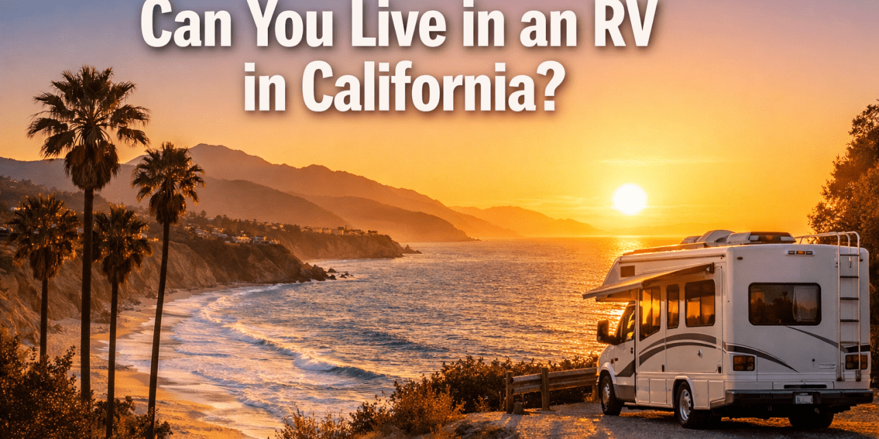Can You Live in an RV in California?