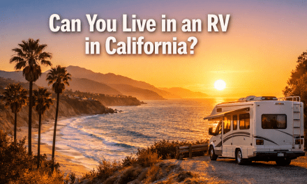 Can You Live in an RV in California?