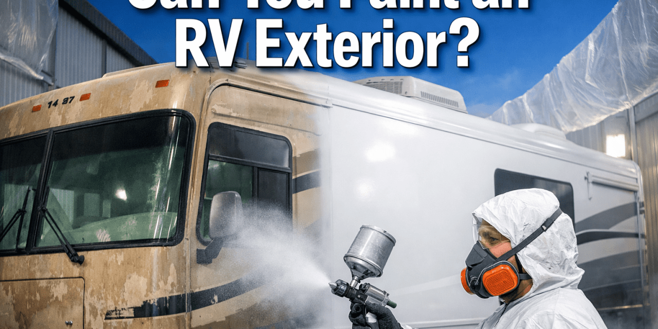 can you paint an rv exterior?