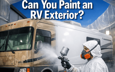 can you paint an rv exterior?