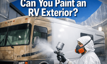 can you paint an rv exterior?