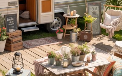15 Outdoor Decor Ideas for Your Shabby Chic Camper’s Patio