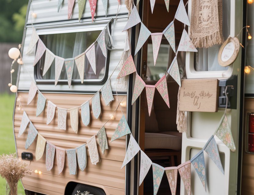 20 Inspiring Bunting and Garland Ideas for a Shabby Chick Camper
