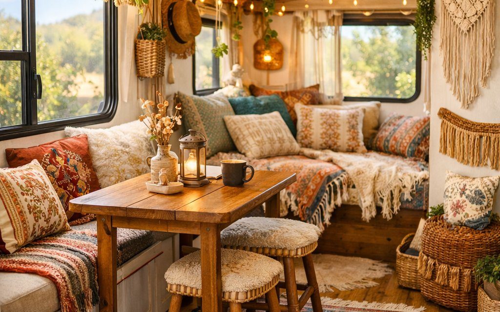 15 Dreamy Boho RV Makeover Inspirations for Free Spirits — Cozy, Budget-Friendly Ideas