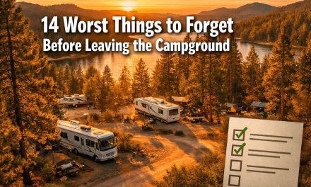 14 Worst Things to Forget Before Leaving the Campground