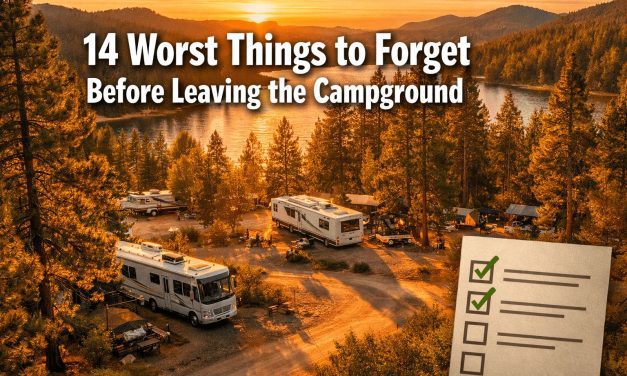 14 Worst Things to Forget Before Leaving the Campground
