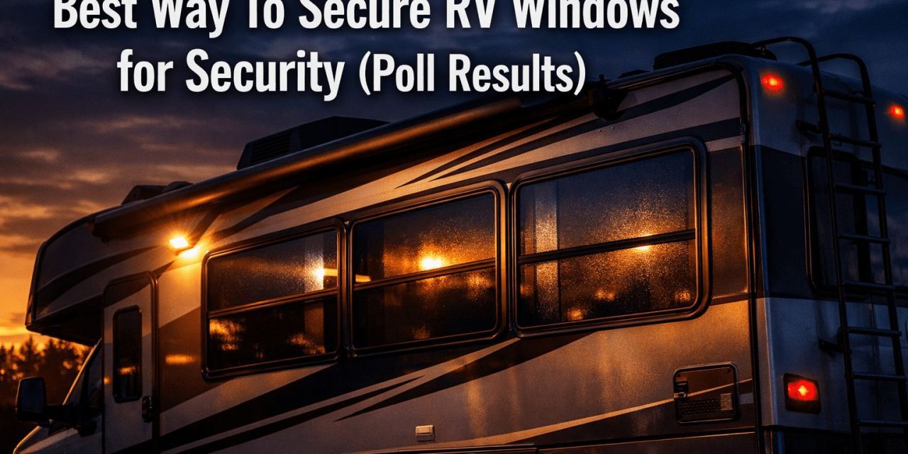 Best Way To Secure RV Windows for Security (Poll Results!)