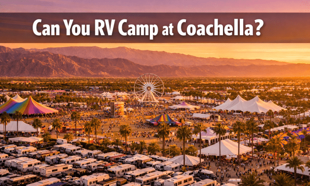 Can you RV camp at Coachella?