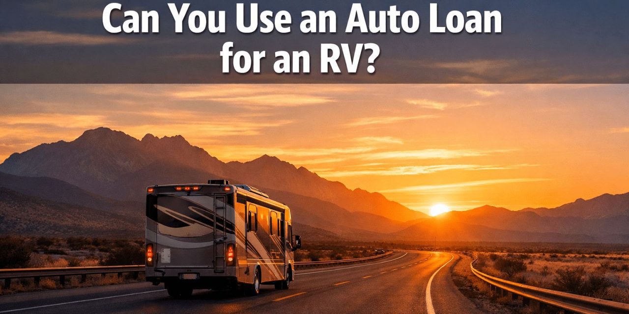 Can you use an Auto Loan for an RV?