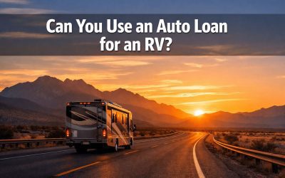 Can you use an Auto Loan for an RV?