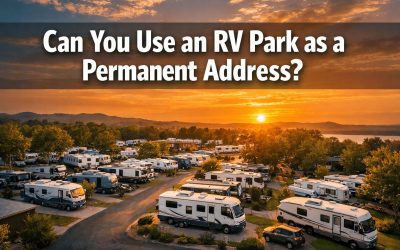 Can you use an rv park as a permanent address?