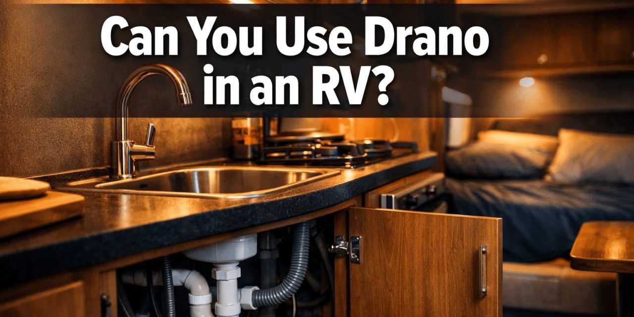 Can you use drano in an rv?