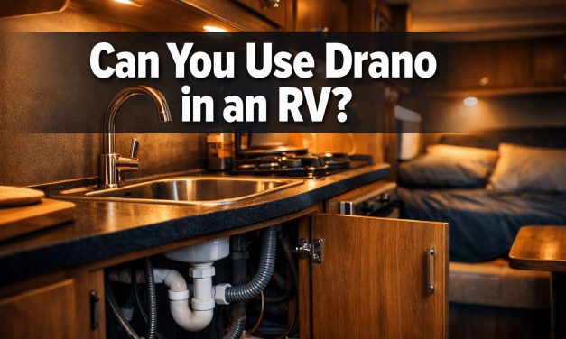 Can you use drano in an rv?
