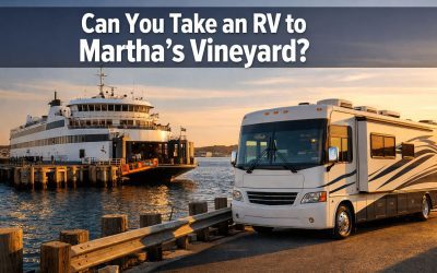 Can you take an RV to martha’s vineyard?
